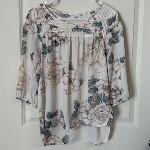 Floral Print Blouse, size S